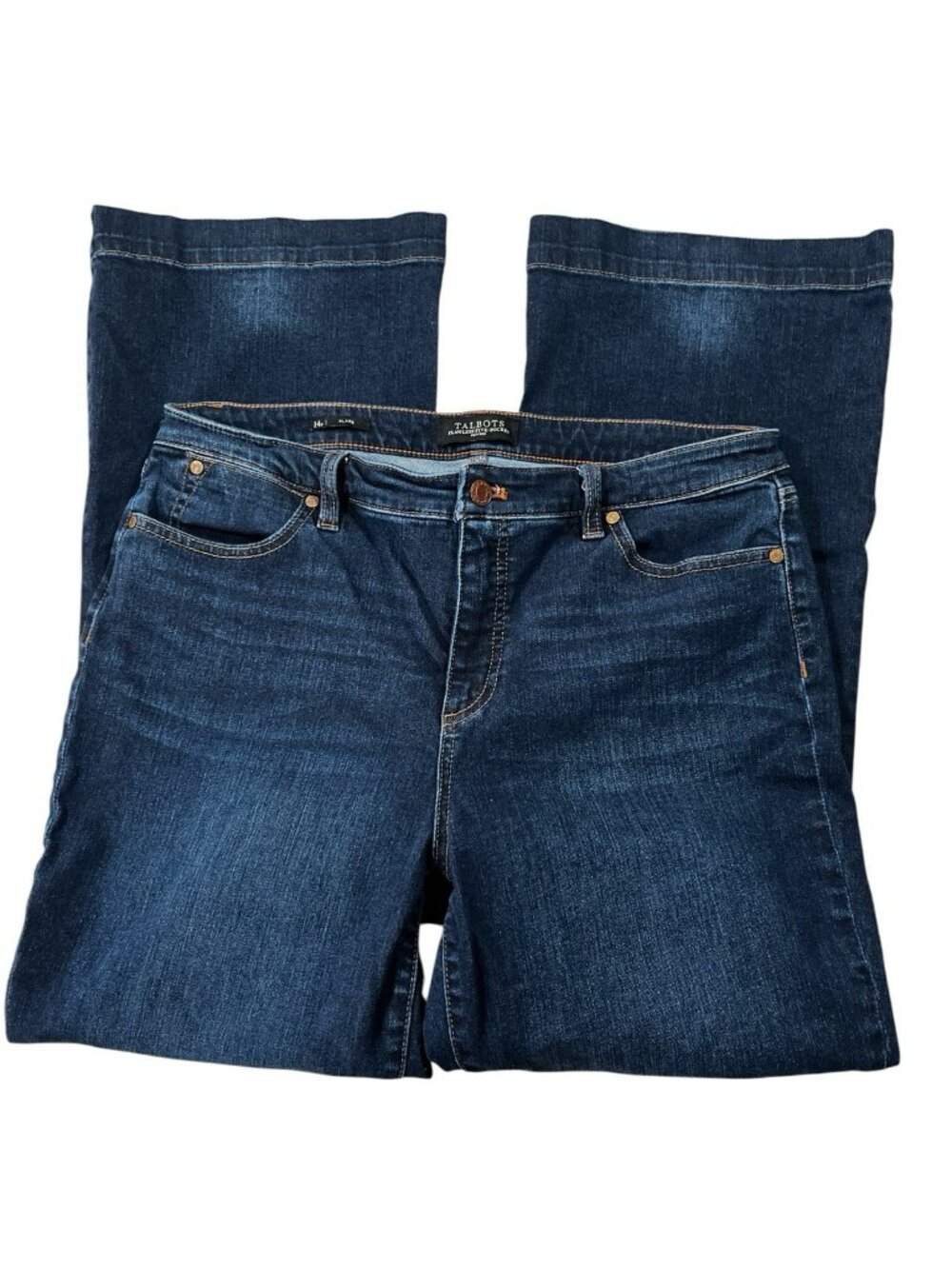Talbots Flawless 5 pocket Flare Stretch Jeans Women's size 14P
